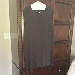 Splendid Charcoal V-Neck Dress